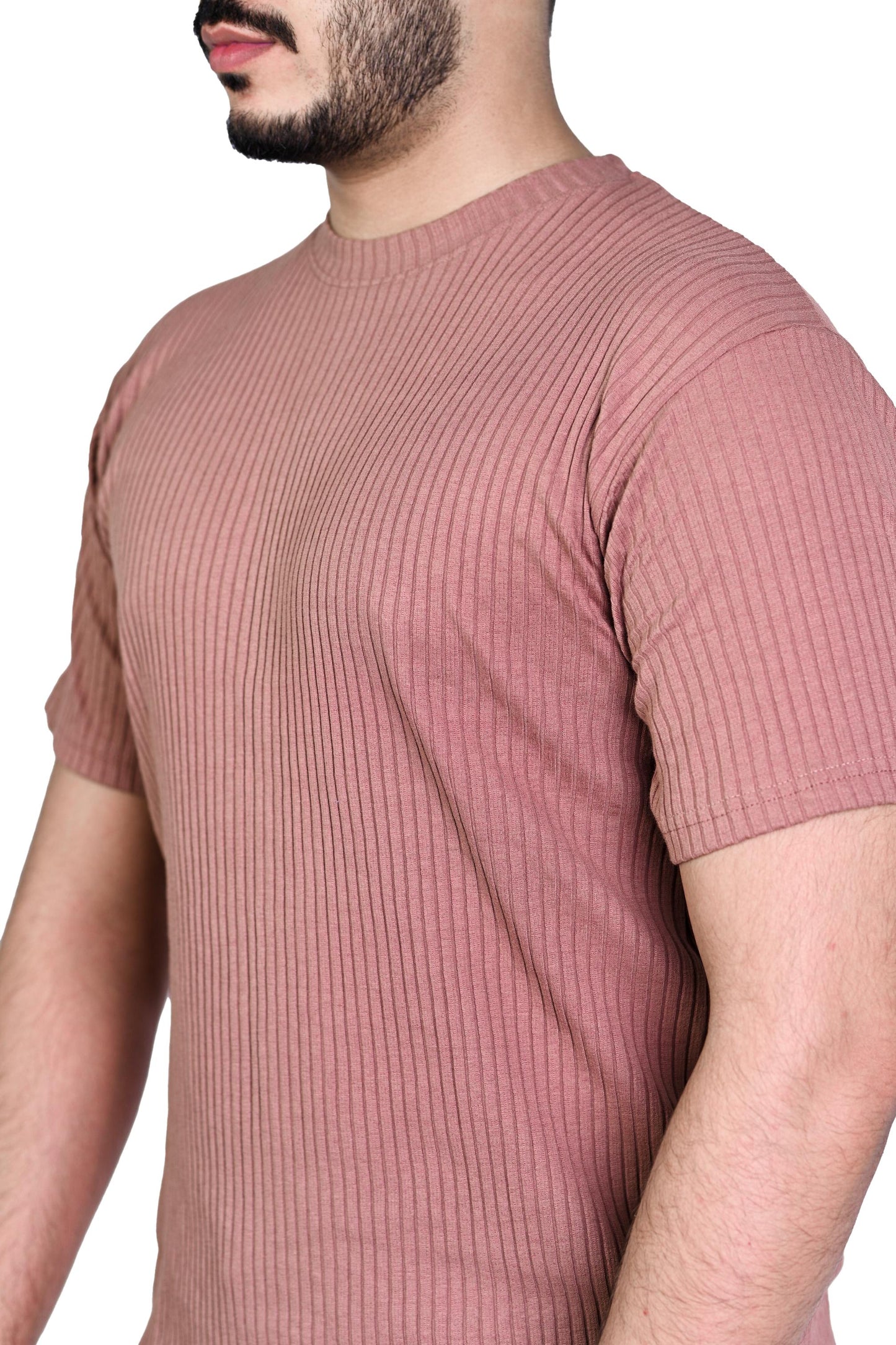 Ribbed-Textured Tee