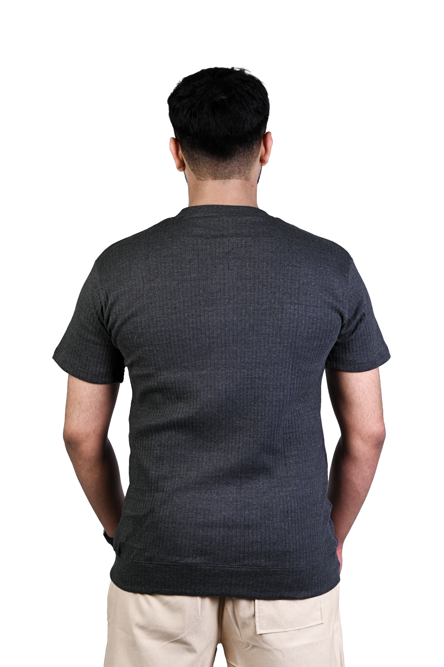 Ribbed-Textured Tee