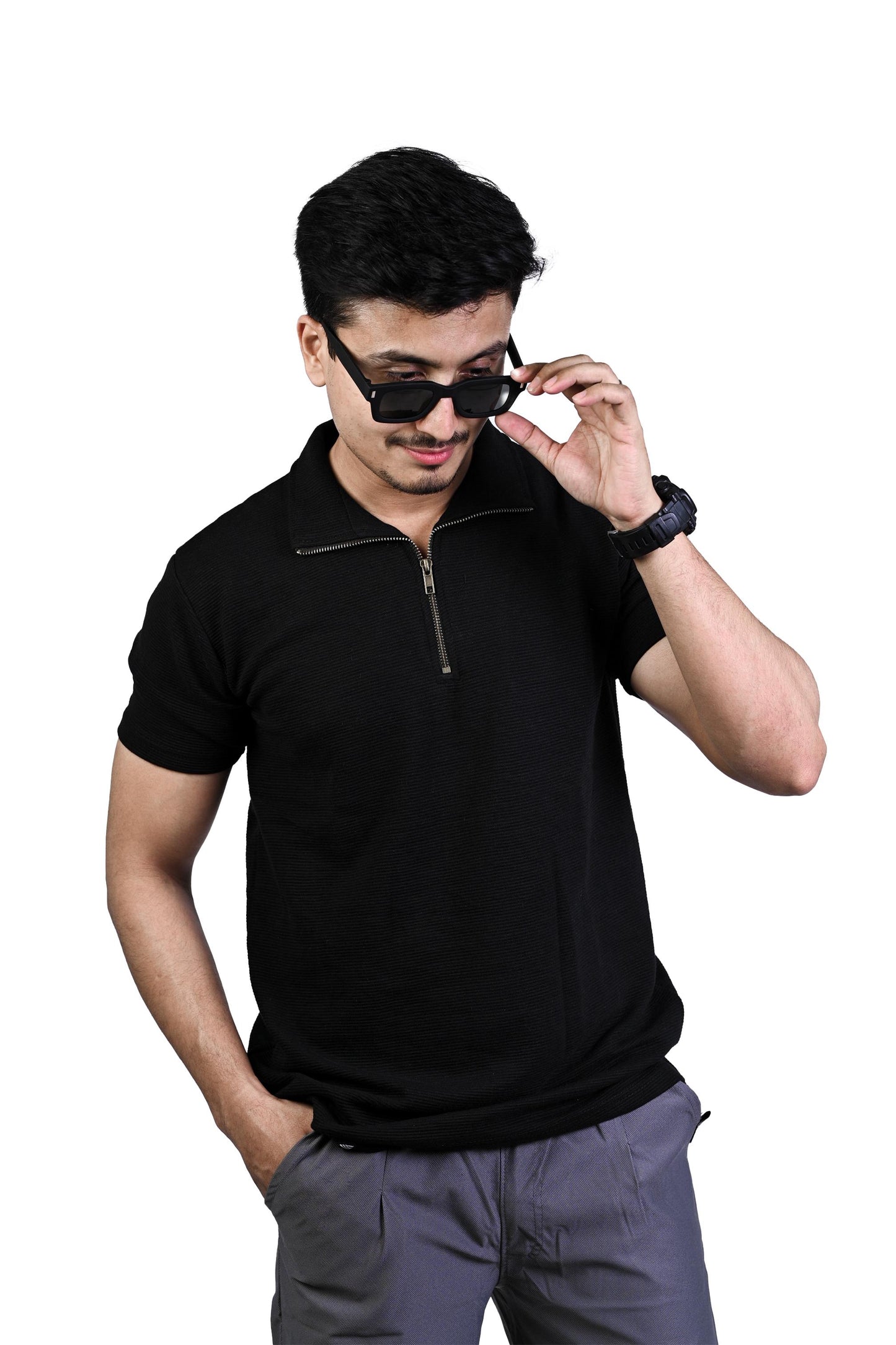 Zip Edge Polo